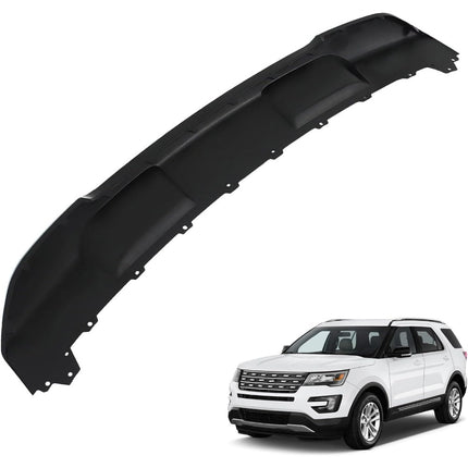 Findmall Front Bumper Lower Valance for 2016‑2017 Ford Explorer, Black Plastic, Replacement for FO1095262 and FB5Z8419APTM