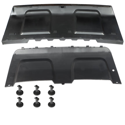 Findmall Front and Rear Bumper Skid Plate Trim Cover Kit for 2014‑2017 Range Rover Sport, Black