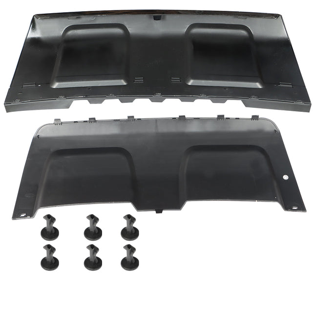 Findmall Front and Rear Bumper Skid Plate Trim Cover Kit for 2014‑2017 Range Rover Sport, Black