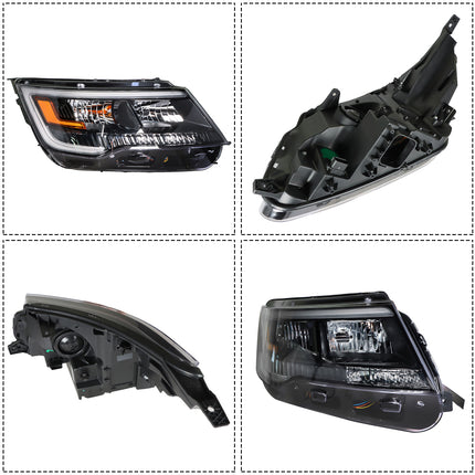 Findmall Headlight Assembly for 2016–2019 Ford Explorer Front Right Passenger Side, Replaces FB5Z-13008-AE