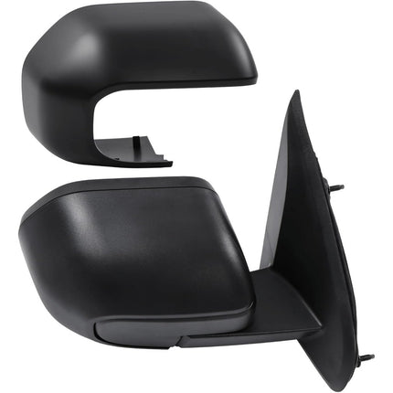 Findmall Right Side Power Mirror with Wide-Angle Spotter Matte Black Electric 3-Pin Connector Textured