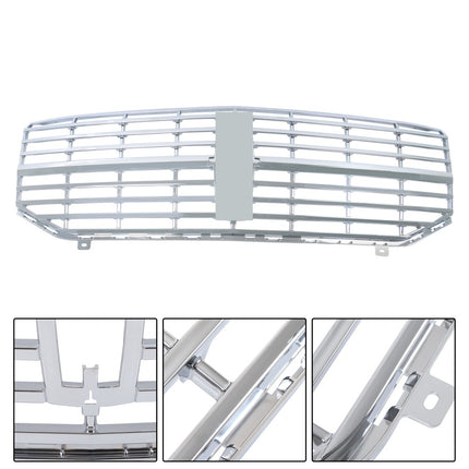 Findmall Front Upper Mesh Grille for 2007-2014 Lincoln Navigator, Chrome