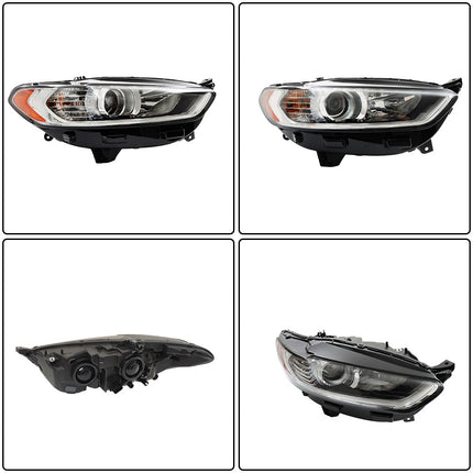 Findmall Headlight Assembly for 2013–2016 Ford Fusion Front Right Passenger Side, Replaces DS7Z-13008-A