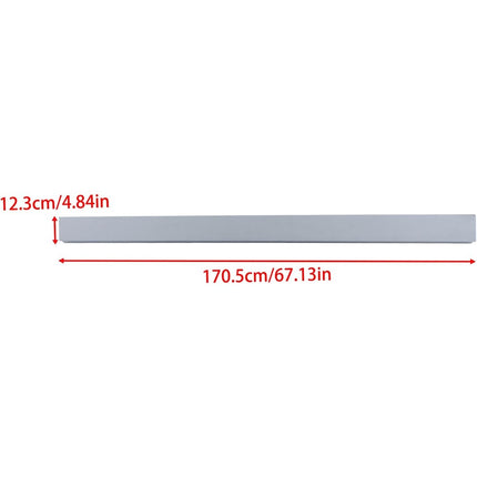 Findmall Rocker Panel Pair for 2014-2016 Chevrolet Silverado 1500 GMC Sierra 1500 Crew Cab, Silver
