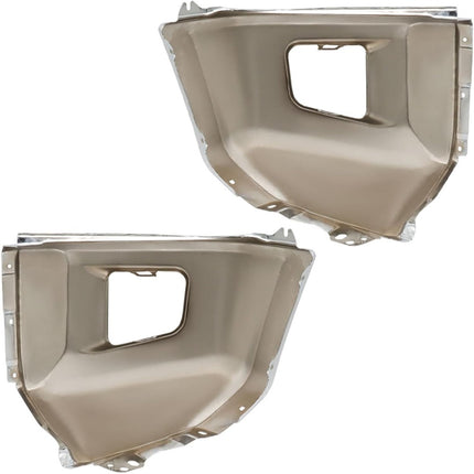 Findmall Front Bumper End Caps for 2014‑2020 Toyota Tundra, without Parking Aid Sensor Holes, 2 Pcs, Replacement for 521130C040 and 521120C040