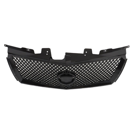 Findmall Glossy Black Mesh Front Bumper Grille Replacement for CTS 2008-2013