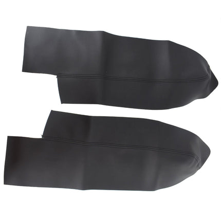 Findmall 2Pcs Black Front Door Panels Armrest Leather Cover Replacement for 2007-2012 Honda CR-V CRV