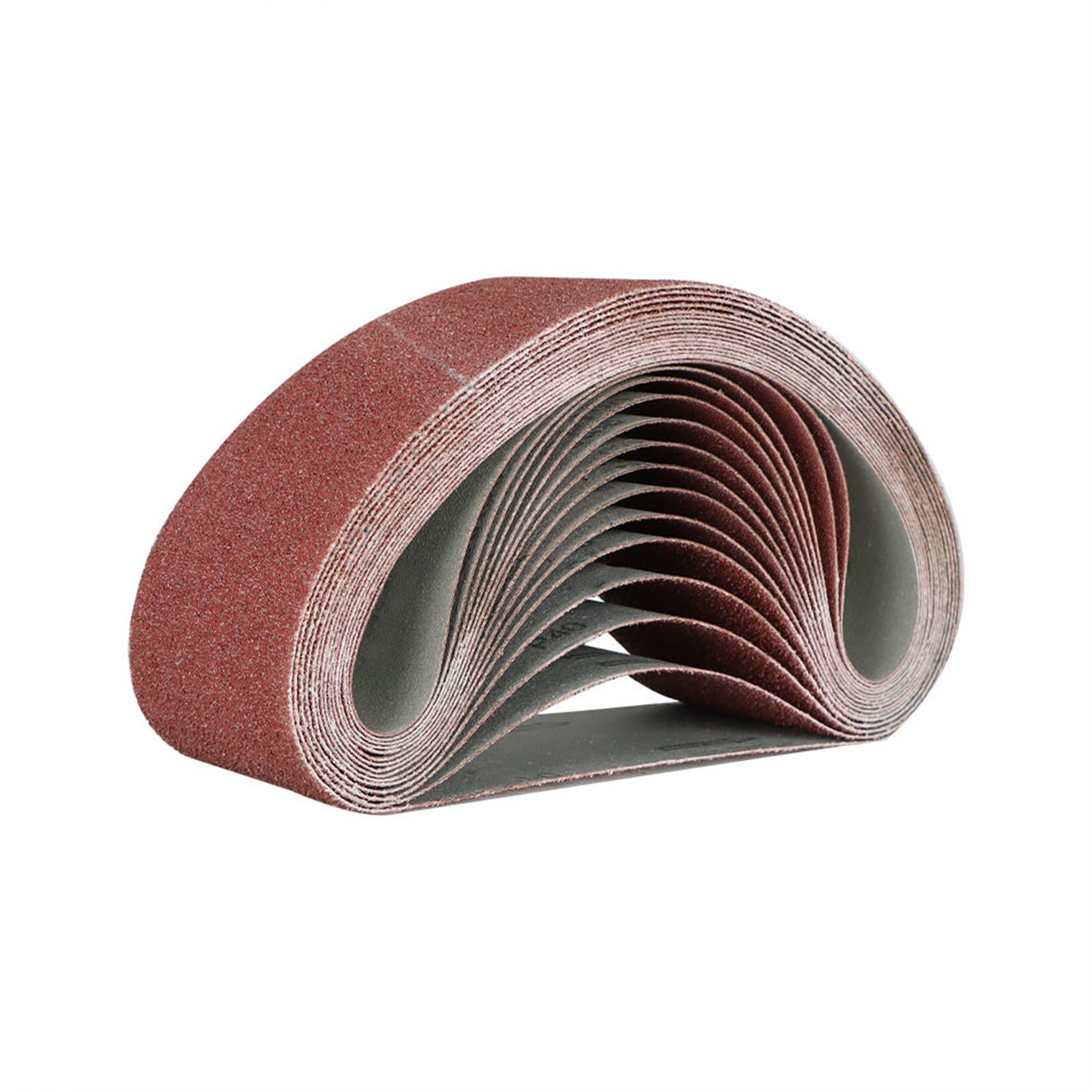 findmall 12Pcs 4 x 24 Inch Sanding Belts, 60 / 80 / 120 / 150 / 240 / 400 Grit Aluminum Oxide Abrasive Belts