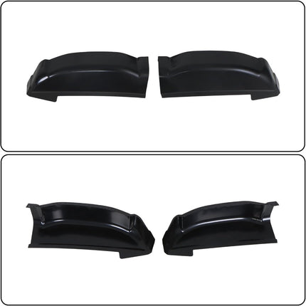 Findmall 8-Piece Rocker Panel and Cab Corner Repair Kit for 1999-2007 Chevrolet Silverado GMC Sierra Crew Cab, Black