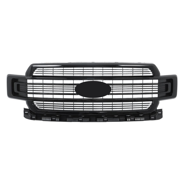 Findmall Glossy Black Mesh Front Upper Grille Replacement for F-150 Limited 2018-2020