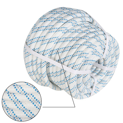 findmall 5/8 Inch x 150FT Double Braid Polyester Bull Rope 11250 lbs for Tree Pulling & Arborist Rigging