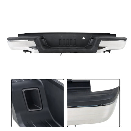 Findmall Chrome Rear Step Bumper for 2019-2023 Ford Ranger, FO1103229