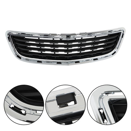Findmall 2-Piece Chrome Front Upper and Lower Grille Set Replacement for Trax 2014-2016