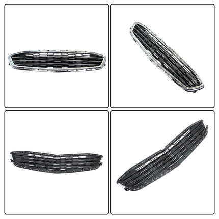 Findmall Silver Front Upper Bumper Grille Replacement for Malibu 2016-2018 GM1036188 84159846