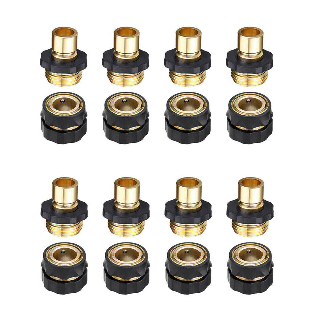 findmall Water Hose Connectors Garden Hose Disconnect Garden Hose Quick Connect Quick Connector Garden Hose Fitting 3/4 inch Female And Male