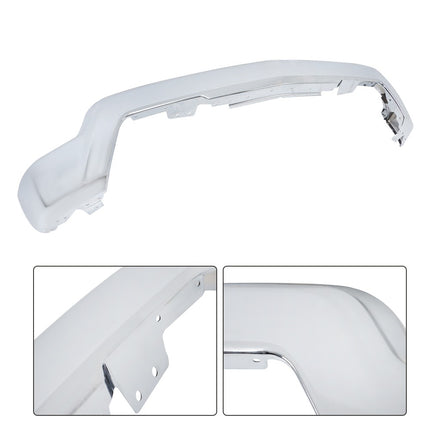 Findmall Chrome Steel Front Bumper Face Bar without Parking Sensor Holes Replacement for 2022-2023 Chevrolet Silverado 1500