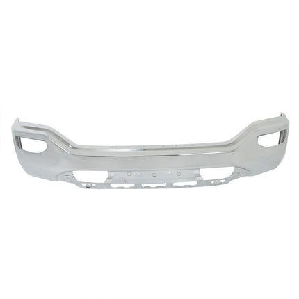 Findmall Chrome Steel Front Bumper Face Bar without Parking Sensor Holes Replacement for 2016-2018 GMC Sierra 1500, 23243501, GM1002867