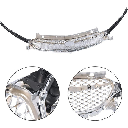Findmall Chrome Front Upper Radiator Grille Replacement for Enclave 2018-2021 84739634