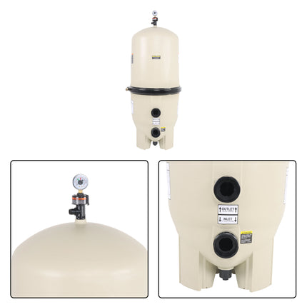 Findmall EC-180009 60 Sq. Ft. D.E. Pool Filter High Efficiency, Durable Replacement for 180009 Pool Filter