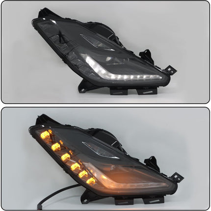 Findmall Headlight Assembly Pair Replacement for Corvette 2014-2019