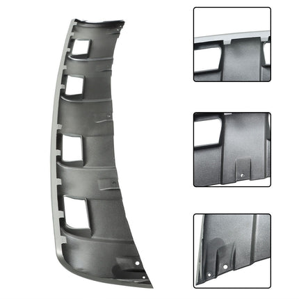 Findmall Front Bumper Lower Valance Panel Skid Plate for 2020‑2022 Ford Explorer, Silver Plastic