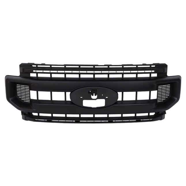 Findmall Matte Black Two-Bar Front Upper Grille Replacement for F-250 F-350 and F-450 Super Duty XLT 2020-2022