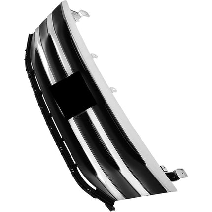 Findmall Front Grille for 2011-2013 Honda Odyssey, Black with Chrome Trim