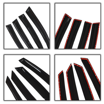 Findmall Side Window Visor Vent Sun Rain Guard Deflector Replacement for 2013-2020 Fusion