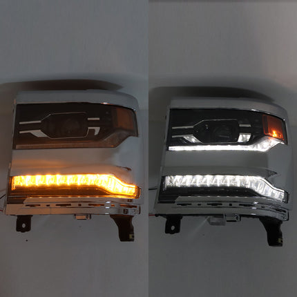 Findmall Headlight Assembly Replacement for Silverado 1500 Left LH