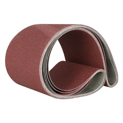 findmall 6Pcs 6 x 48 Inch Sanding Belts, 60 / 80 / 120 / 150 / 240 / 400 Grit Aluminum Oxide Abrasive Belts