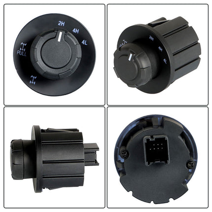 Findmall 4x4 4WD Electronic Locking Differential Switch Knob Replacement for 2009-2014 F-150 AL3Z-14B166-BA AL3Z14B166BA