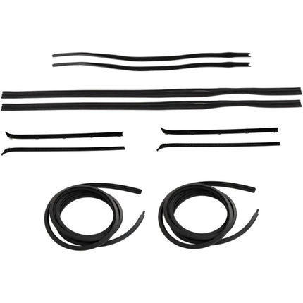 Findmall Door & Window Weatherstrip Seal Kit for 1980-1993 Dodge D150 W150, 10-Piece