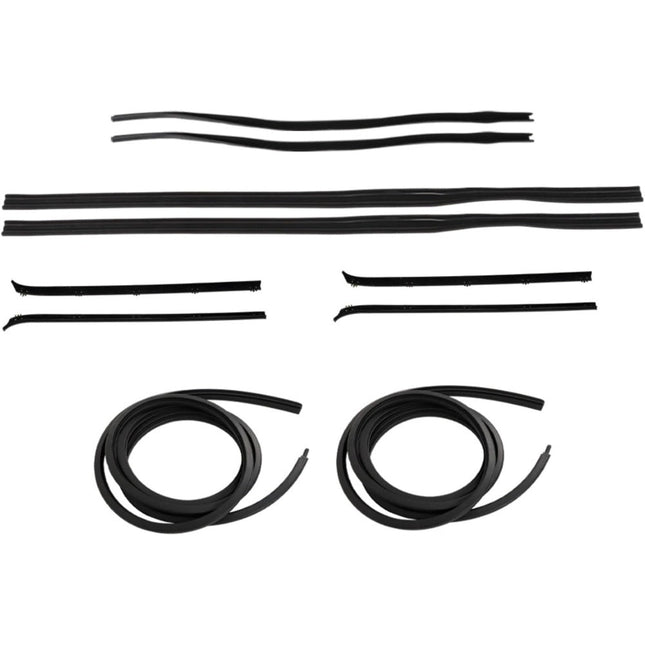 Findmall Door & Window Weatherstrip Seal Kit for 1980-1993 Dodge D150 W150, 10-Piece