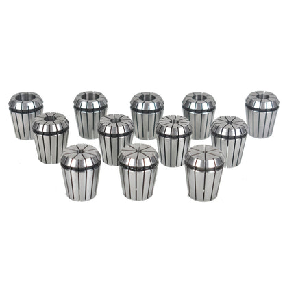 findmall Super Accuracy 12 PCS 1/8"-3/4" ER32 ER-32 Collets Set With 9/16 5/8 11/16