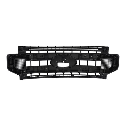 Findmall Front Grille Upper Matte Black with 2 Straight Trim Style Replacement for F250 F350 F450 Super Duty XLT 2020-2022