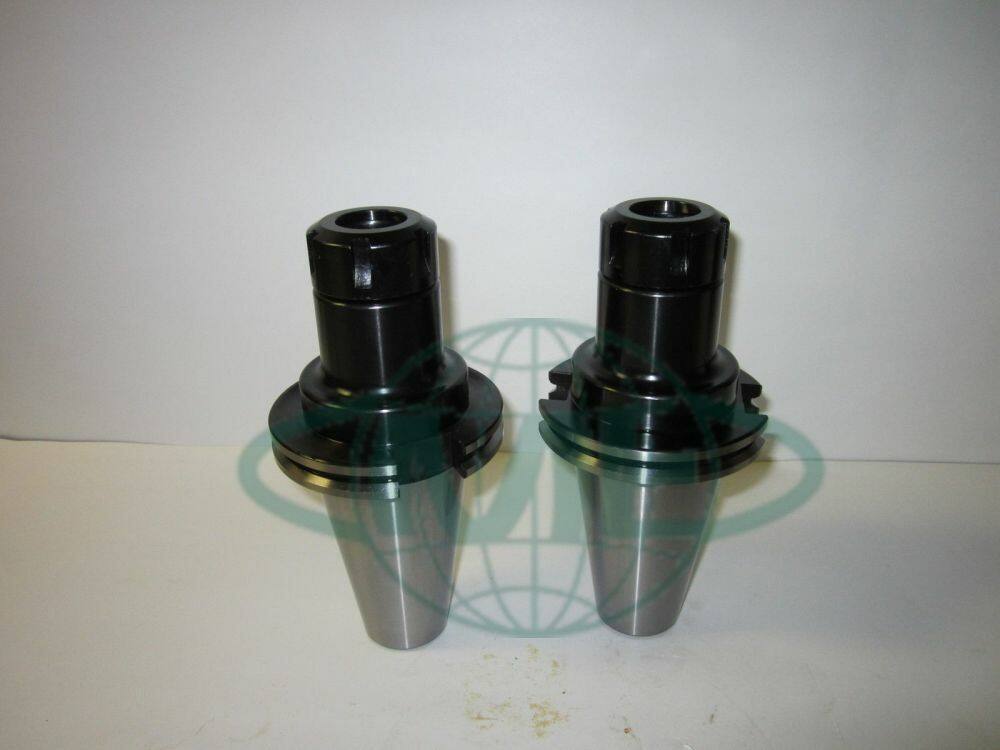 findmall 2Pcs CAT50-ER32 Collet Chuck 4 Gage Length Tool Holder Set