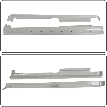 Findmall Outer Rocker Panel Pair for 2010-2013 Ford Transit Connect, Silver