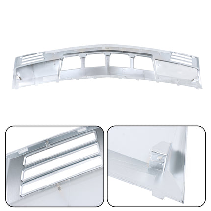 Front Bumper Lower Valance Skid Plate Matte Chrome Plastic Replacement for Silverado 1500 2022-2023 84878970