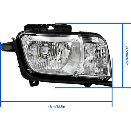 Findmall Headlight Assembly Replacement for Camaro Front LH RH