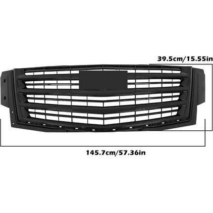 Findmall Glossy Black Front Upper Bumper Grille Replacement for Escalade and Escalade ESV 2016-2020