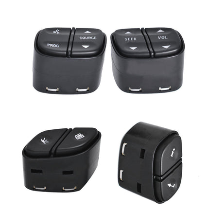 Findmall Steering Wheel Control Switch Button Replacement for Chevy Silverado GMC Yukon Sierra Replaces 21997738, 21997739, 1999442, 1999443
