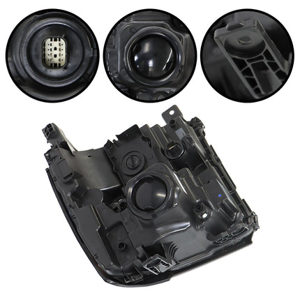 Findmall Headlight Replacement for Silverado 1500 Left LH Right RH Black