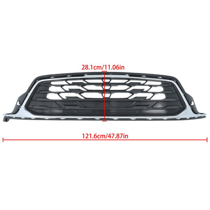 Findmall Front Upper Bumper Grille with Chrome Surround Replacement for Encore GX