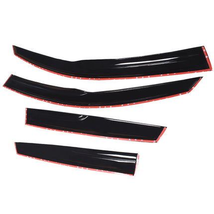 Findmall Side Window Visor Vent Rain Guard Deflector Replacement for 2004-2009 Mazda 3 Hatchback