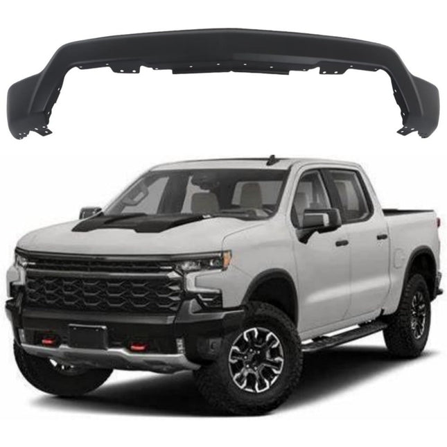 Findmall Front Bumper for 2022‑2023 Silverado 1500, Without Parking Aid Sensor Holes, Replacement for 85103442