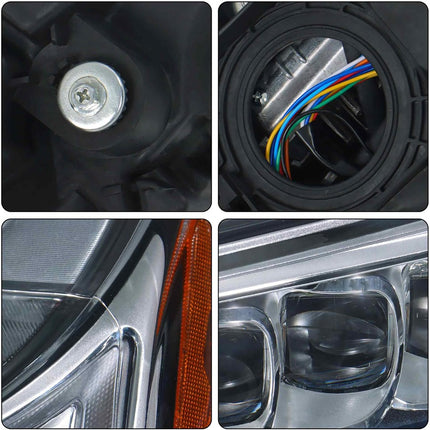 Findmall Headlight Assembly Pair Replacement for Acura MDX 2017-2020