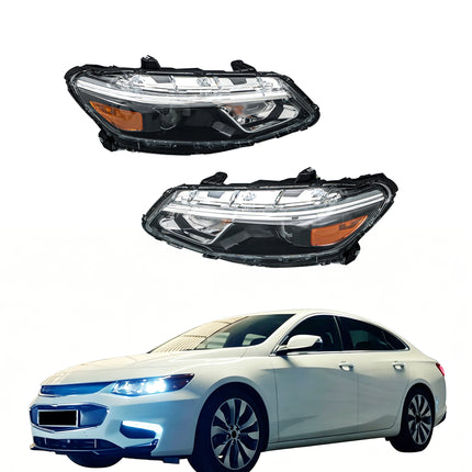 Findmall Headlight Assembly Halogen Replacement for Malibu 2016-2018