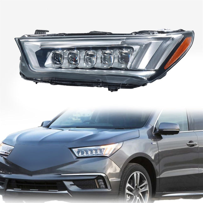 Findmall Headlight Assembly Replacement for Acura MDX 2017-2020 AC2502130