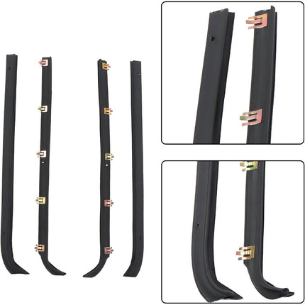 Findmall Window Weatherstrip Kit for 1980-1986 Ford F-Series, KF100613