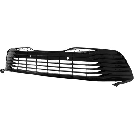 Findmall Front Lower Grille for 2018-2020 Toyota Camry LE XLE, Gloss Black, With Sensor Holes